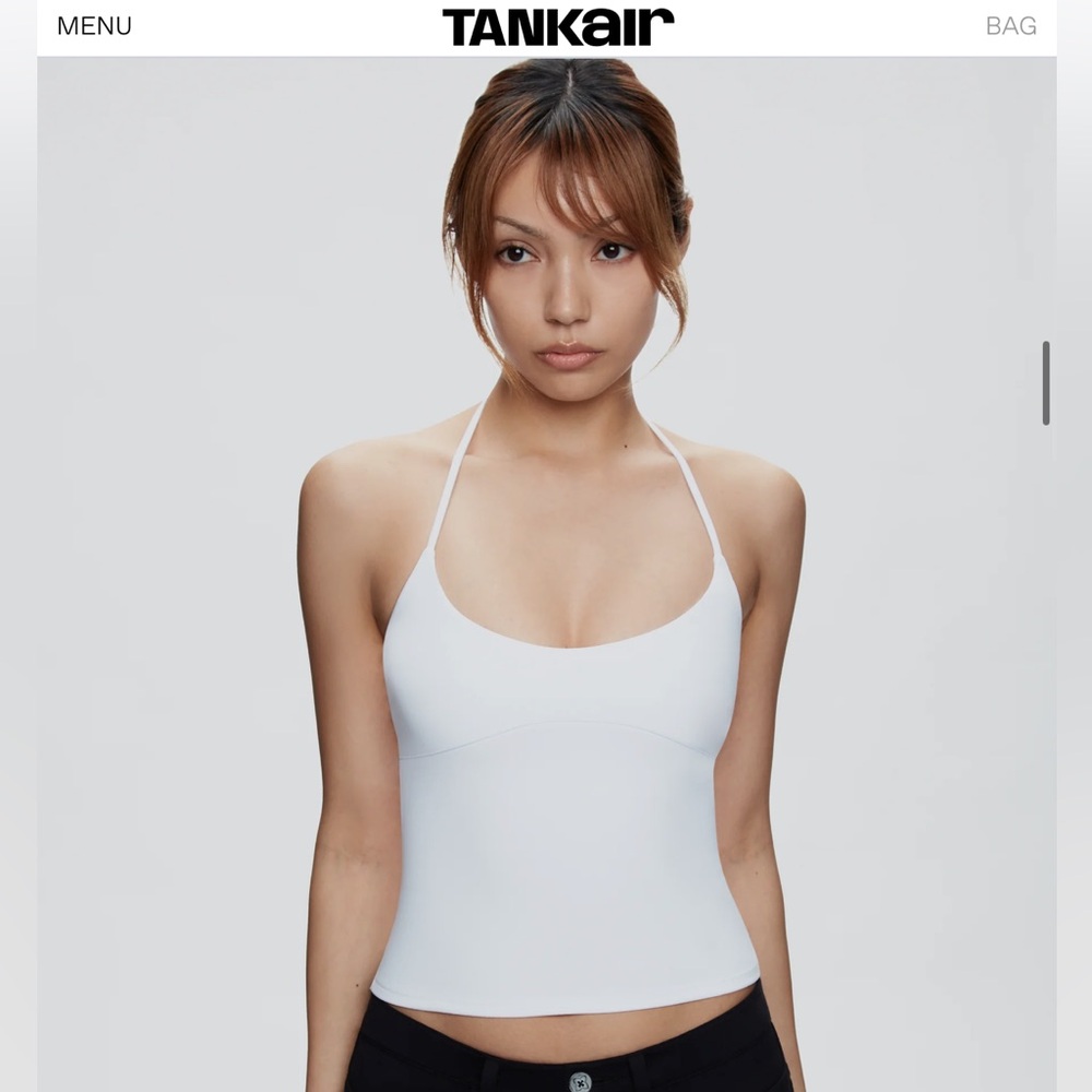 Tank Air - White Halter Top